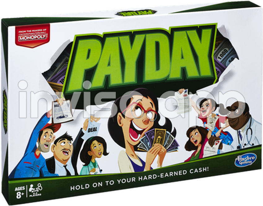 Download Hd Pay Day Game Monopoly Payday Transparent Image - Payday Birthday Stuff