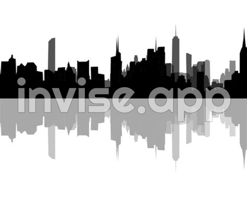 Available In Black Free - City, Background Illustration Black 22534299