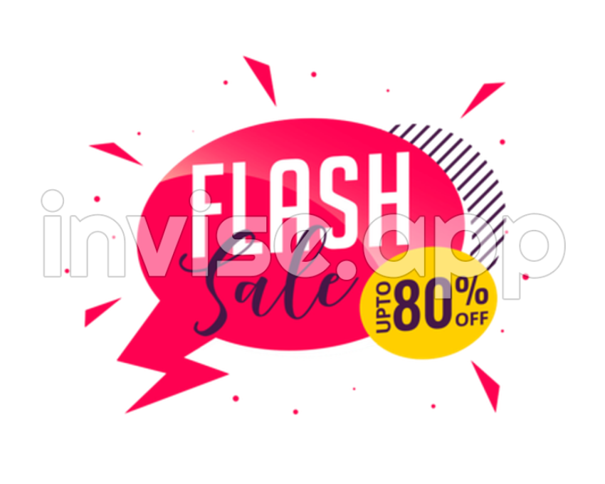 Flash Sale Promotion Vector Art , Flash Sale Promotion Vector, Flash - Free Psd Sale Flash