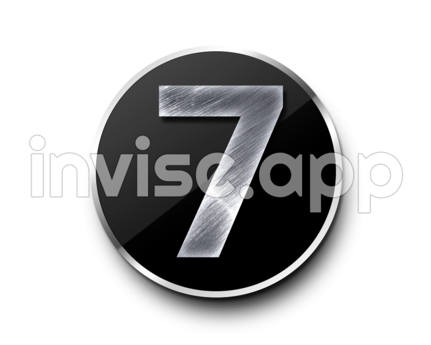 7 Number 7 Transparent Images Free Download Free Transparent Logos - Number 7 Background