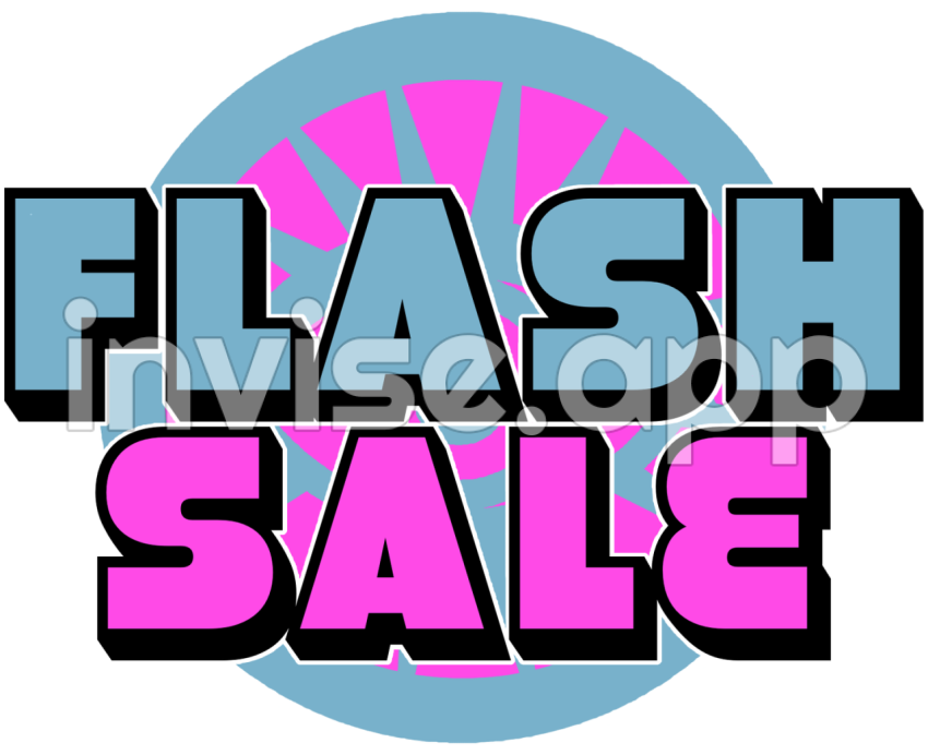 Promo Flash Sale - Flash Sale Banner, Promotion, Limited Time Offer Transparent