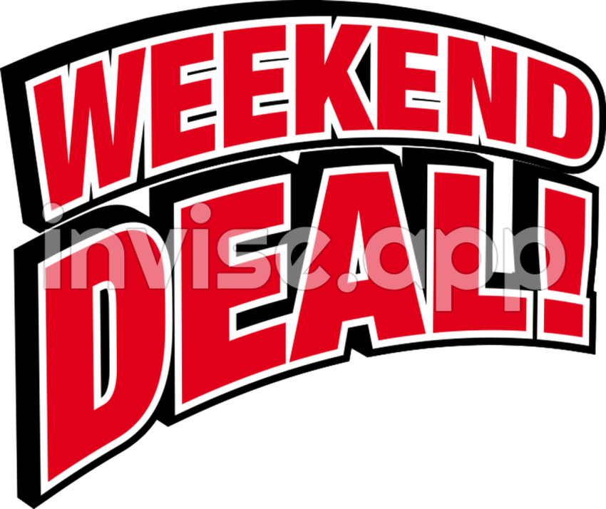 Congratulations! The Image Has Been Downloaded (Transparent Specials Weekend Deals - Weekend Promo Design