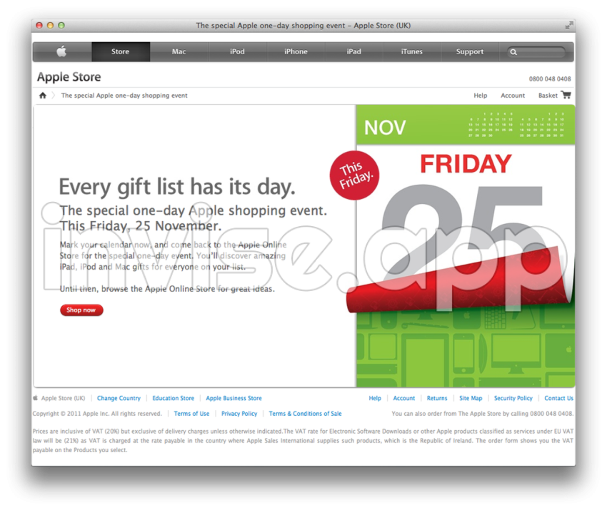 Apple Black Friday - Apple Announces Black Friday Sale