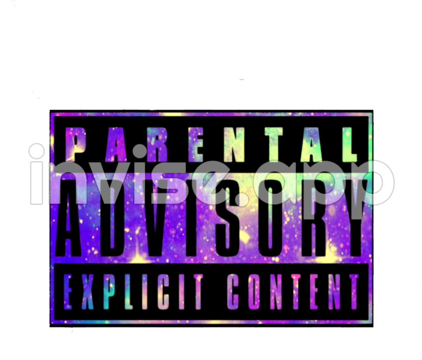 Parental Advisory Logo White - Parental Advisory White Graphic Download