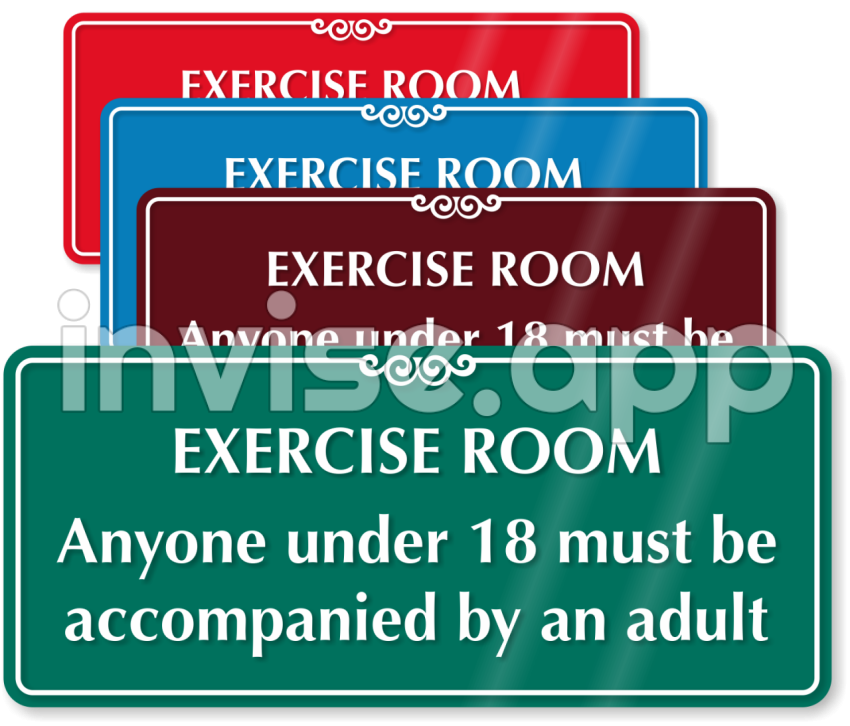 Gym Etiquette Signage - Gym & Fitness Room Signs Health Club Signs At Best Price