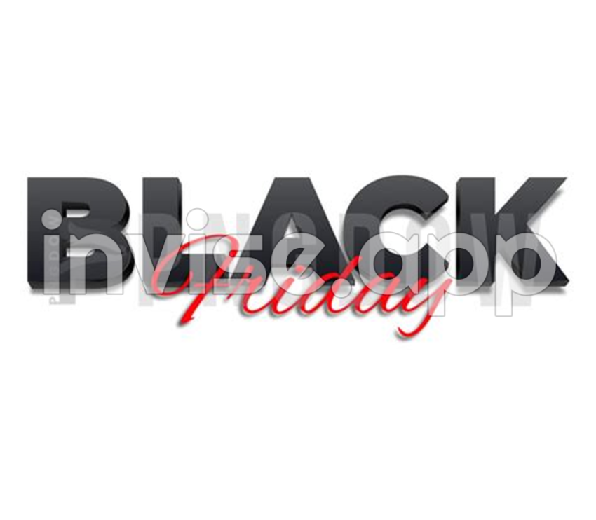 Black Friday Lettering With Shadow Photo 14704 Dow Free And - Black Friday Lettering