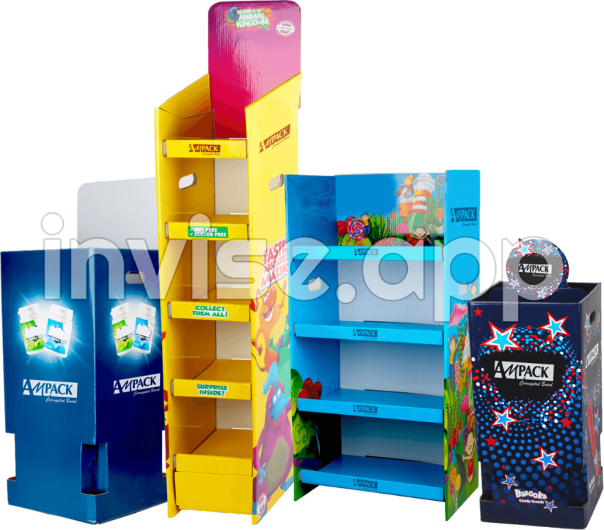 Display Promo Box - Retail & Cardboard Display Stands Melbourne, Brisbane Ampack Corrugated