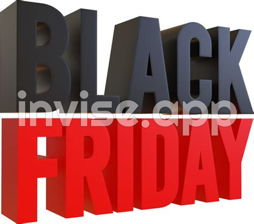 Black Friday 3D Text - Black Friday 3D Render Text 13859451