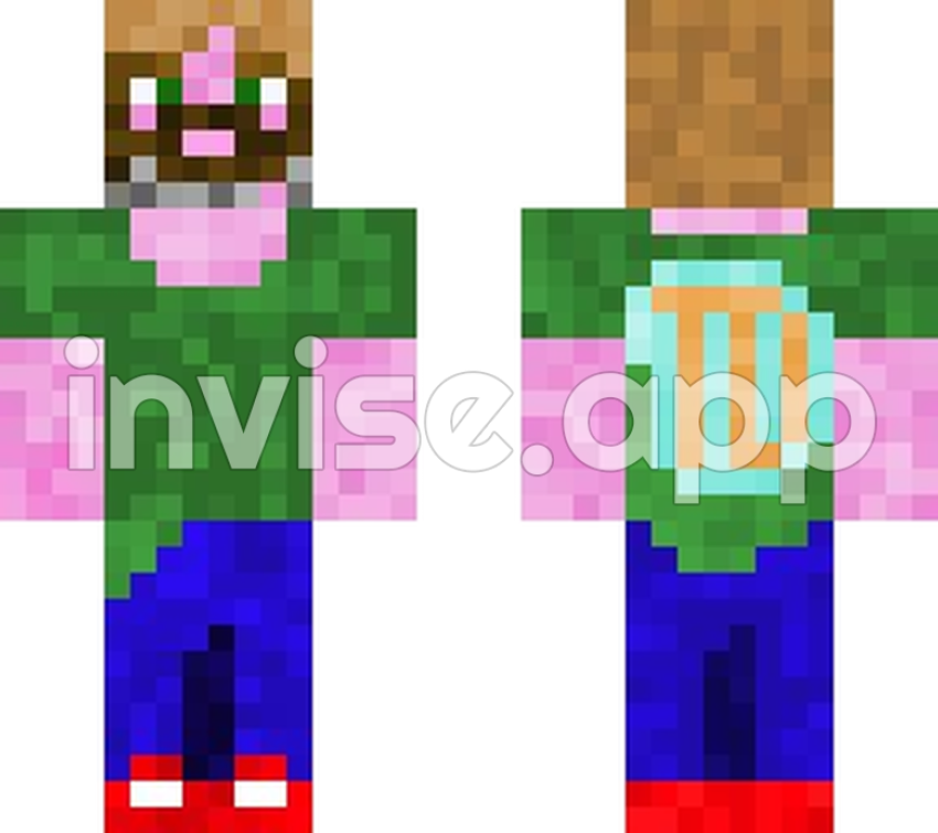 Jack Black Minecraft Skin - Minecraft The Movie Poster