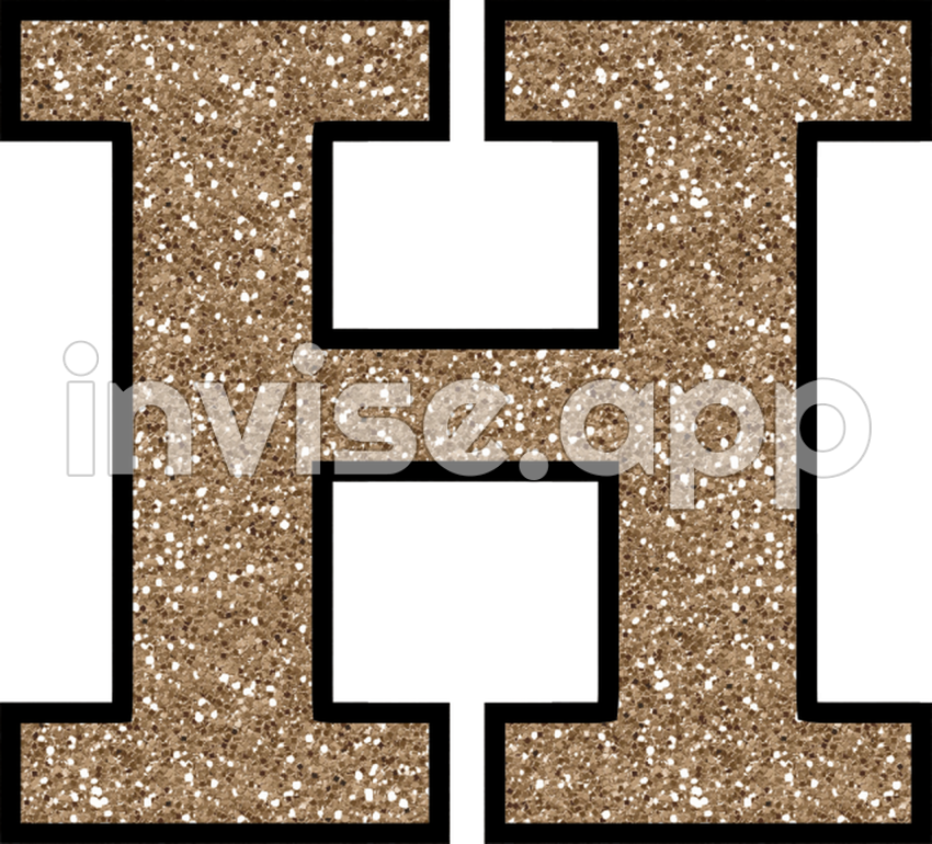 Copper Black Lettter H - Letter H Transparent Image Download, Size 640X580Px