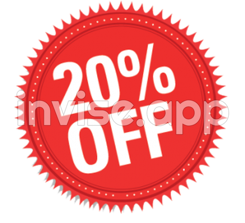 20 Off - Sale Sticker 20% Off , Sale Sticker 20% Off Transparent Background Freeicons