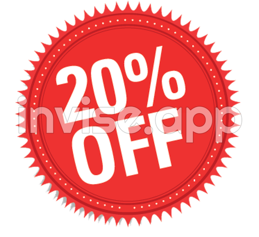 Sale Sticker 20% Off Transparent Pictures Free Icons And - Marketing Stickers