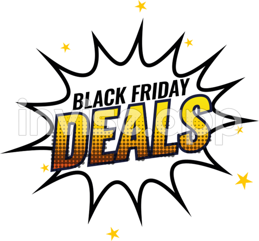 Black Friday Deals Cartoon Stickers Black Friday Tenstickers - Black Friday Special Gif