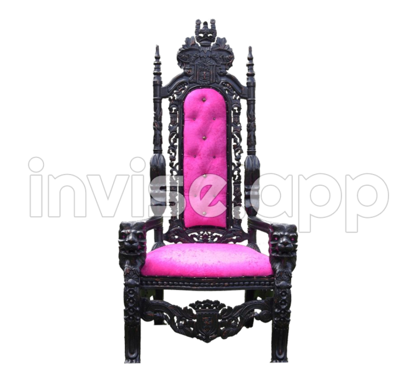 Royal Throne Transparent Image - Black Queen On Throne