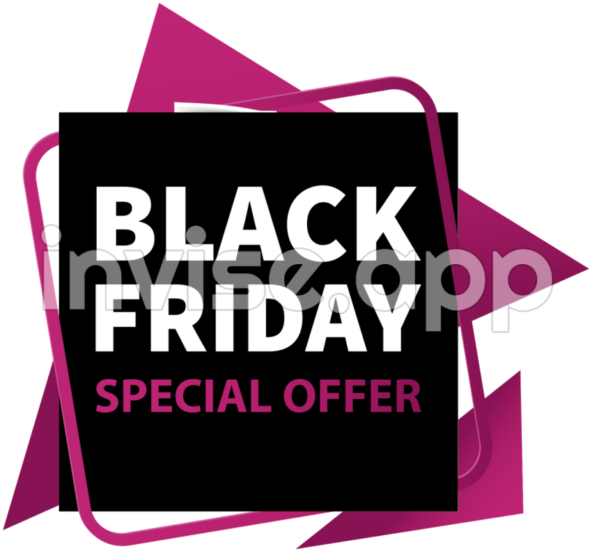 Black Friday Special Logo - Special Offer Black Friday Window Decal Tenstickers