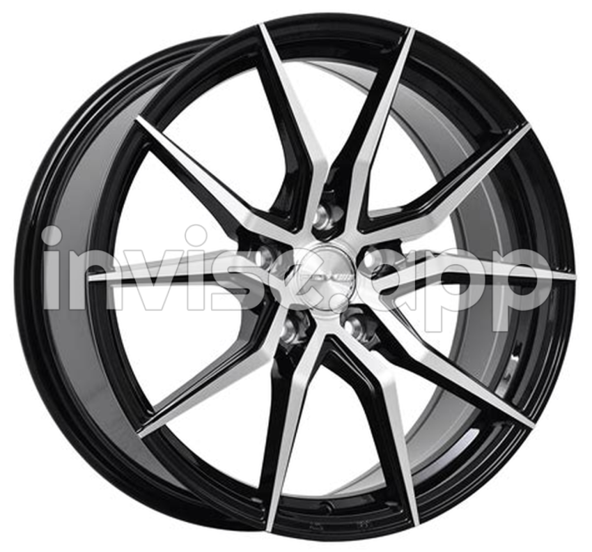 Black Machined Wheels - Conceptor Black Machined Get 4 Wheels And Tyres