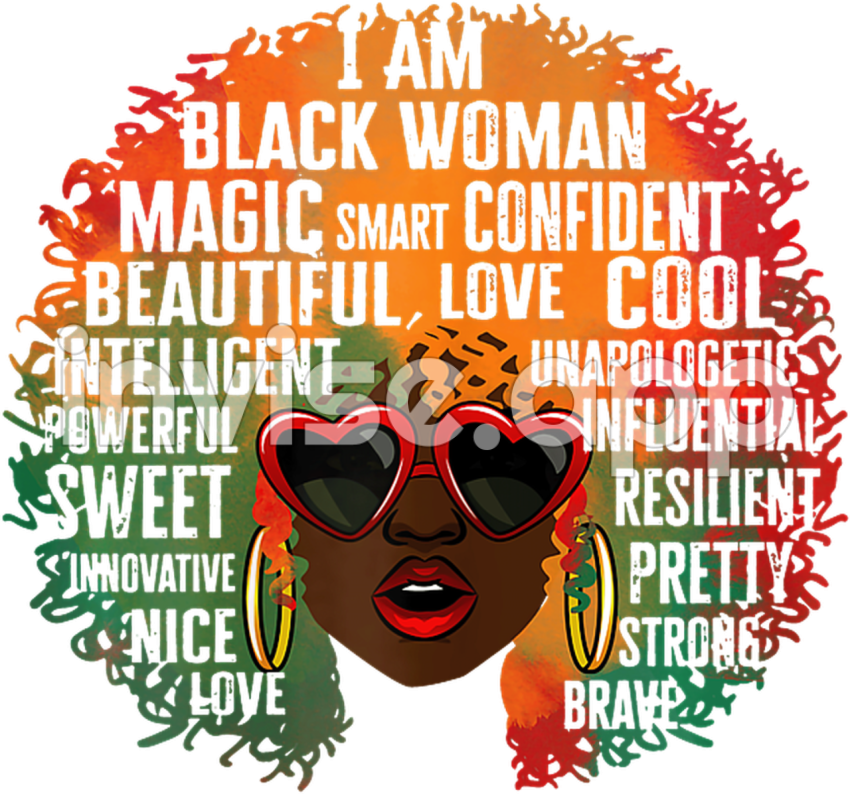 Black Girl Graphics - Black Girl Art, Afro Women , Black Women Strong , Black Queen