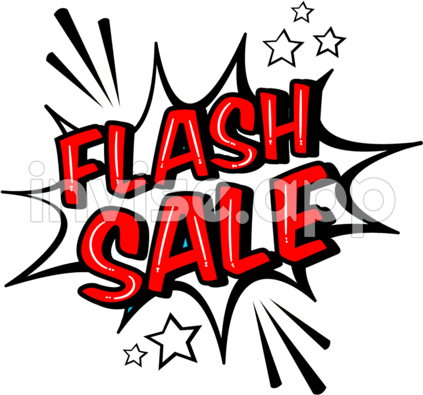 Download Flash Sale Vectors Flash Sale Transparent Background - Flash Sale Art