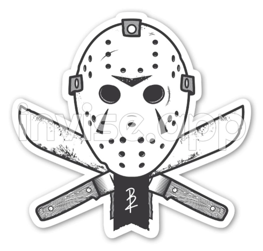 Friday The 13Th Stickers - Friday The 13Th Sticker Stickermania