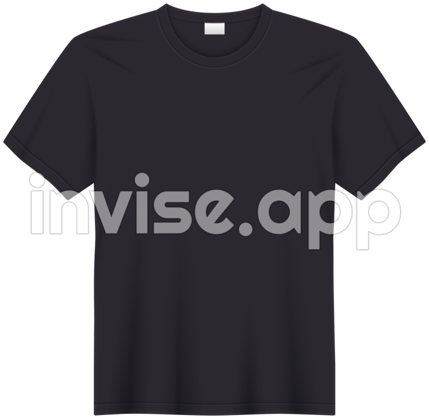 T Shirt Black You Can Download In A Tap This Free Tshirt Black - Plain Black T-Shirt