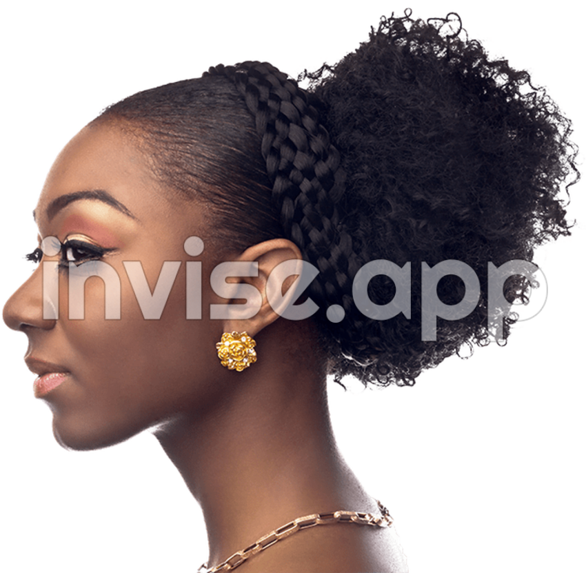 African American Woman Isolated Photo Mart - Aesthetic Black Girls Braids