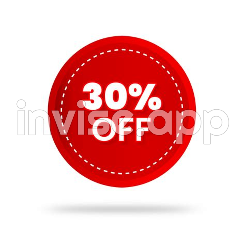 30 Percent Discount Sticker Price Tag Design Product Emblem With Percentage Sell Off Marketing - 30 Percent Off Free Stock Photos