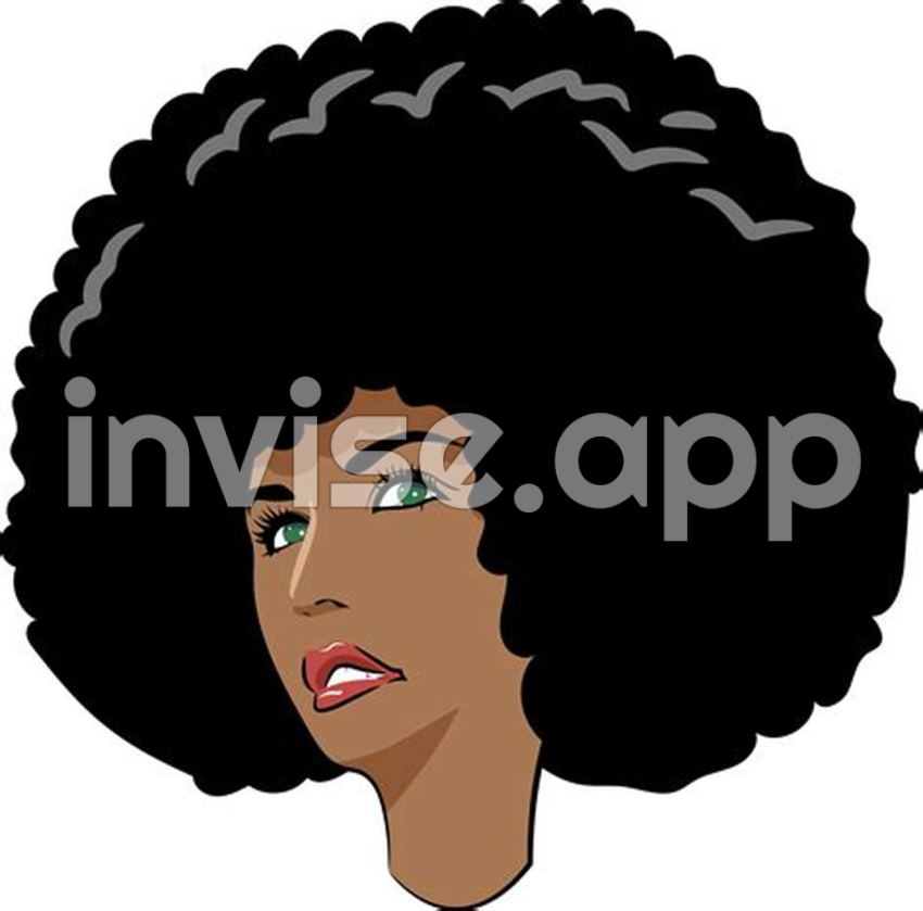 Black Woman Graphic Clipart Design 20962867 Images And Photos - Black Woman Clip Art