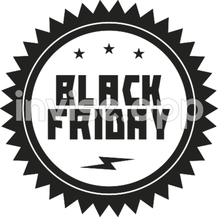 Black Friday - Black Friday Icon Transparent Background, Free Download 33122