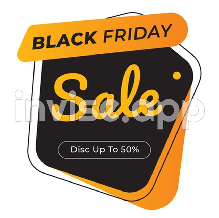 Black Friday Sticker Set Color 2D Illustration 27118578 - Movie Friday Stickers