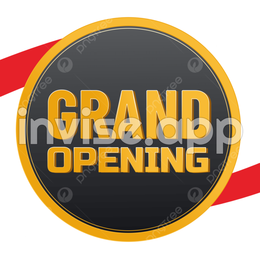 Promo Grand Opening - Text Grand Opening , Vector, Psd, And Clipart With Transparent