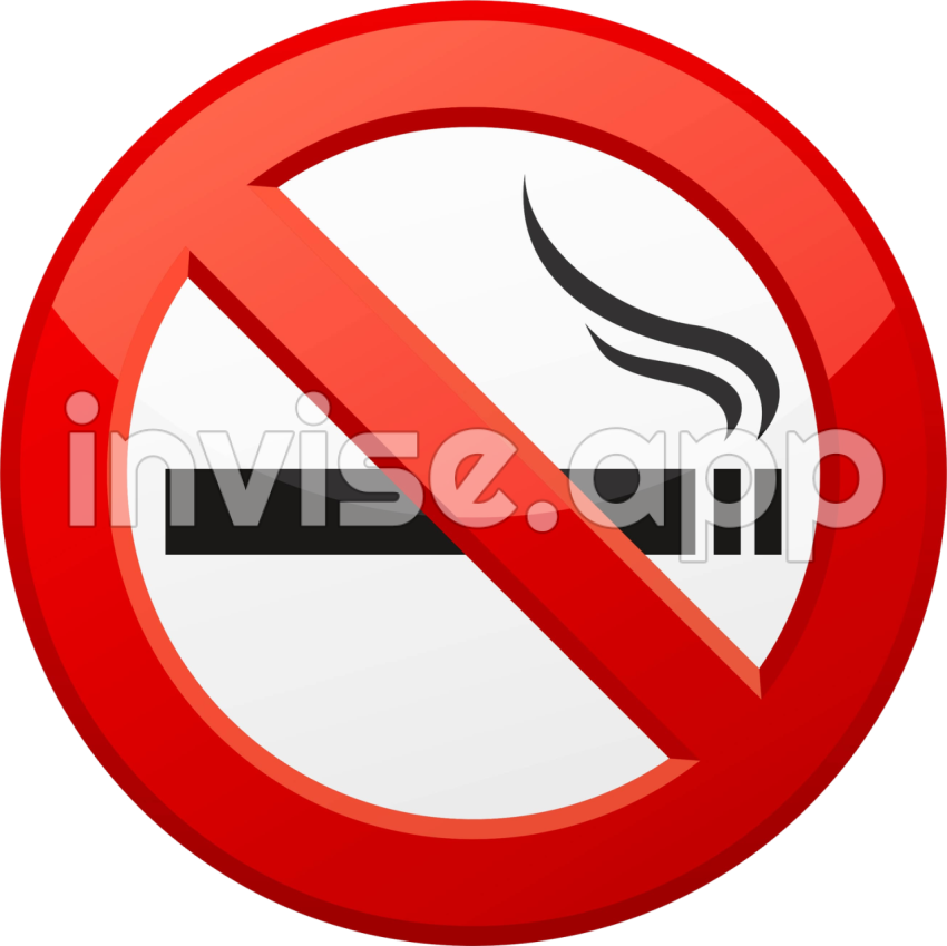 No Smoking - No Smoke Sign