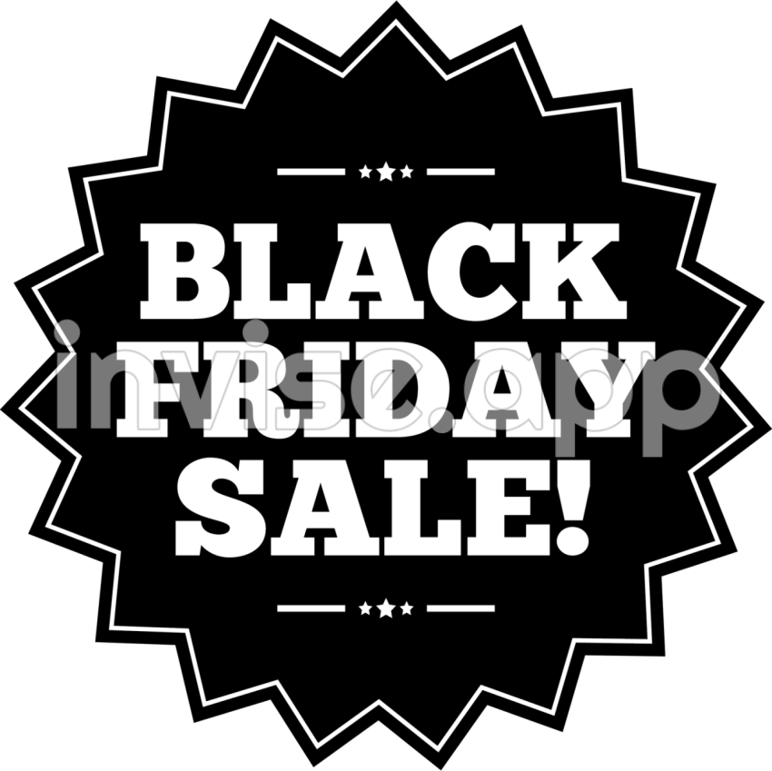 Black Friday Sale Clip Art - Download Description Friday Sales Vector Black Advertising Icon Icon