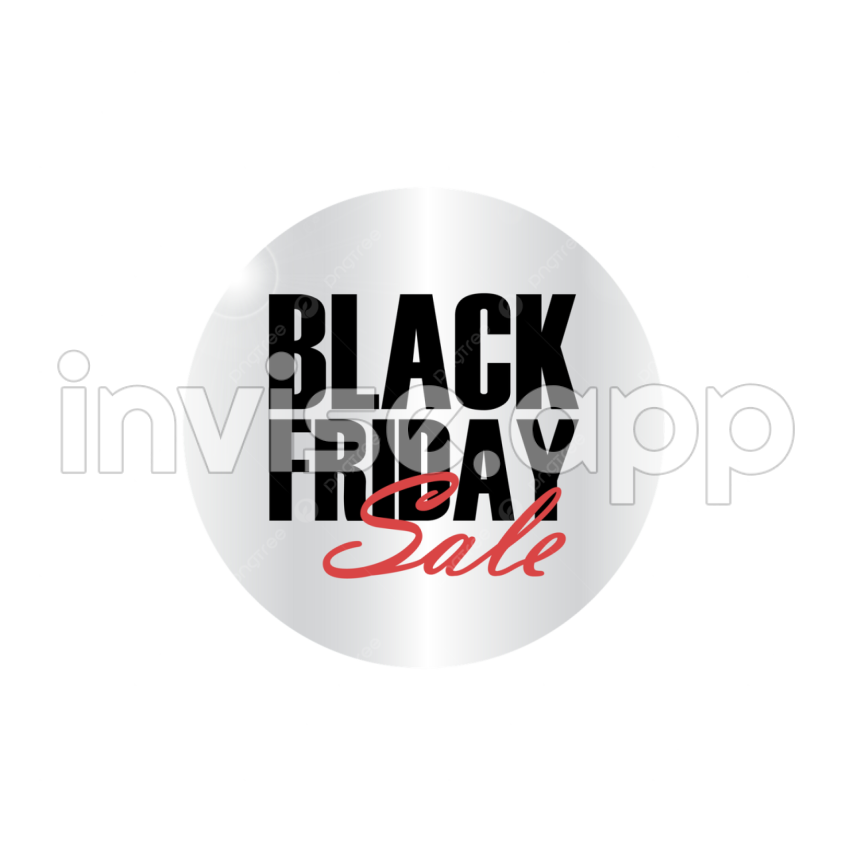 Black Friday Sale Web Style Template, Template, Retail, Offer - Black Friday Sale Clip Art Free