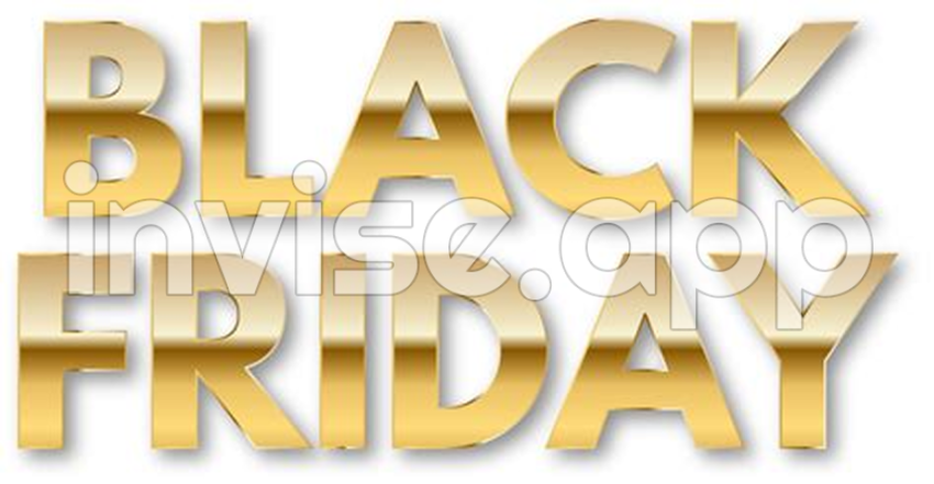 Black Friday Golden Text 11720972 - Black Friday Usa