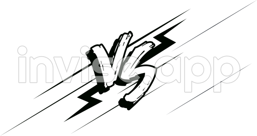 Vs Logo Transparent Background Free Transparent Logos - Vs Black