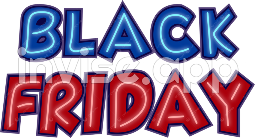 Black Friday Neon Sign - Viernes Negro Diseno De Texto De Neon Letras Escritura A Mano