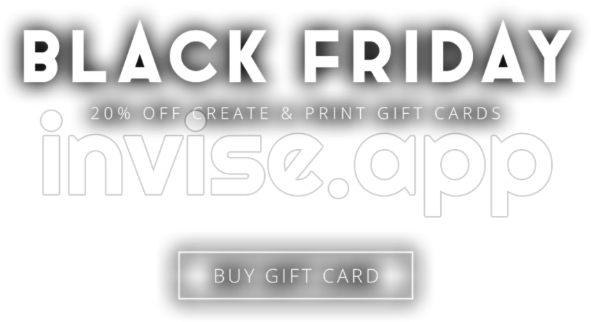 Black Friday Gift Card Pr Banner Black And White Clipart Large Size - Black Friday Gift Certificate Deals