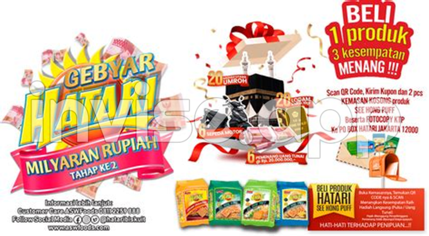 Gebyar Promo Sign - Gebyar Hatari Milyaran Rupiah Menangkan 20 Paket Umroh