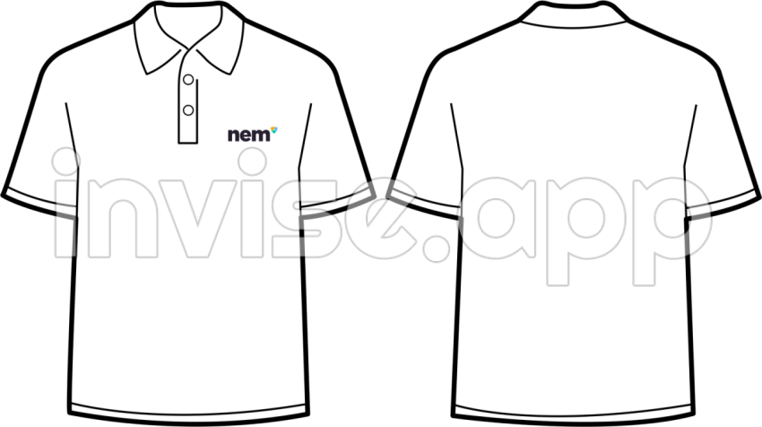 Polo Shirt Black Polo Shirt Template Free Transparent Images - Centre -Back T-Shirt