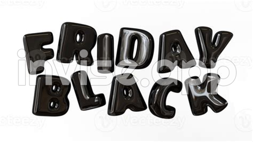 Black Friday Signage - 3D Black Friday Sign 11191495