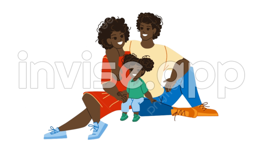 African American Family Clipart - Family And Friends Day Clip Art