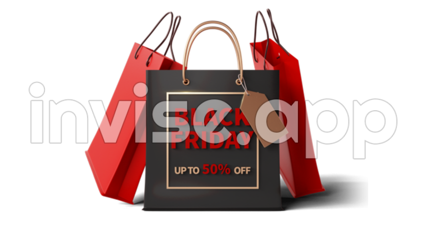 Black Shopping Bag Clipart Transparent Hd, Black Shopping Bag, Shop - Black Friday Shopping Clip Art