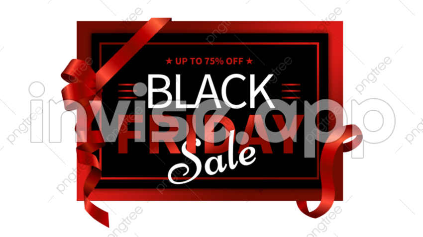 Black Friday Promotional Ribbon, Black Friday, Promotion, Sales - Black Friday Week