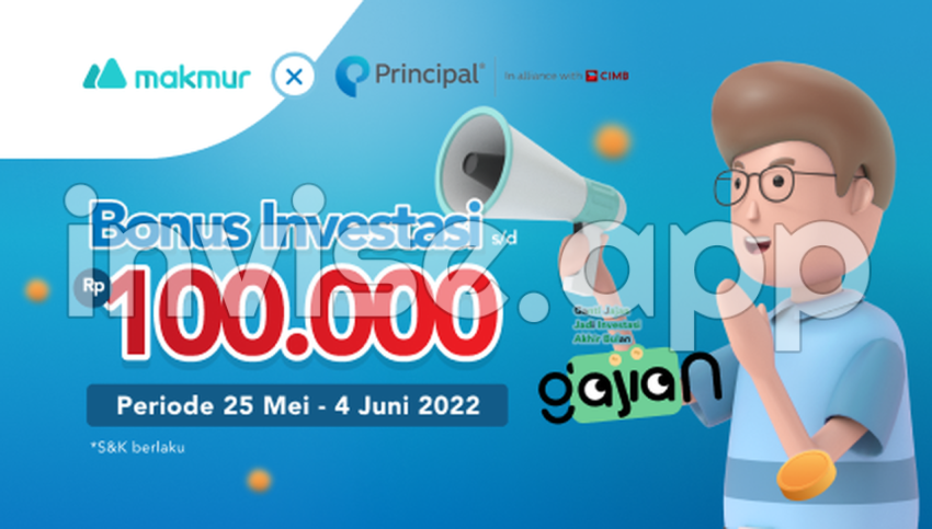 Gajian - Promo Mei 2022, Gajian Dengan Kejutan Bonus Investasi Hingga Rp 100 Ribu!