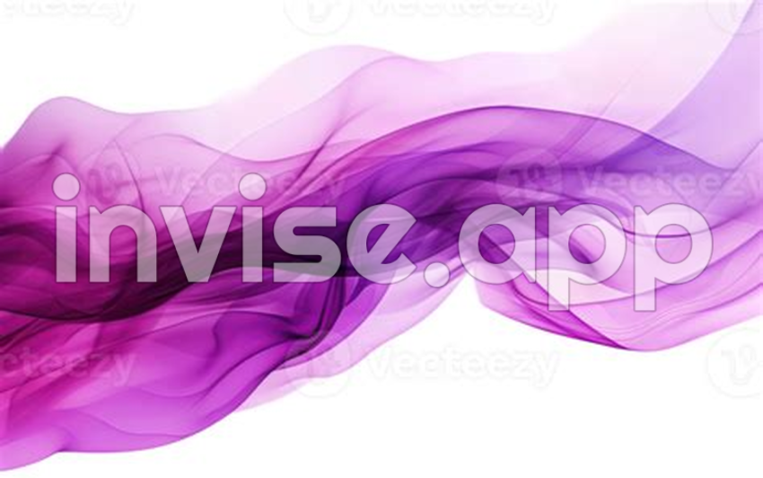 Ai Generated Vibrant Purple Abstract Smoke On Transparent Background - Animated Dark Purple Smoke