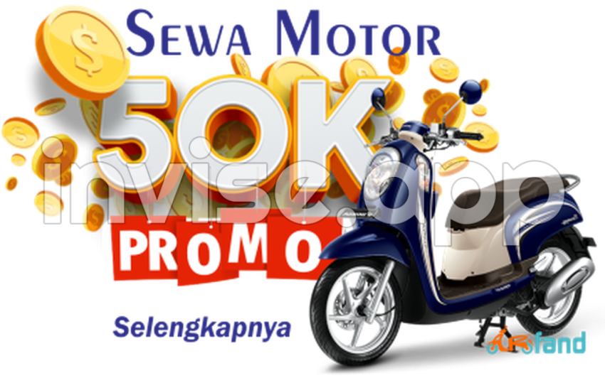 Promo Sewa Motor 50K Per 24 Jam Arfand Motorent Arfand Motorent - Promo Motor