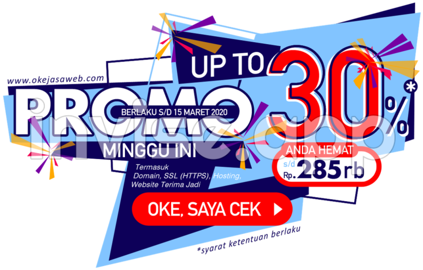 Kembali Hadir Promo Terbatas, Diskon Hingga 30% Okejasaweb - Promo Bulan Mei