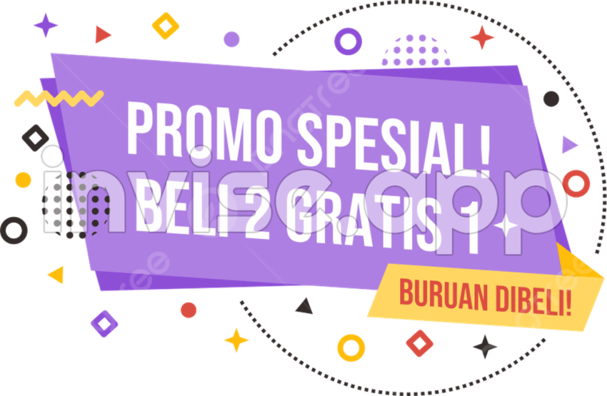 Promo Beli 2 Gratis 1 - Desain Elemen Beli 2 Gratis 1 , Beli 2 Gratis 1, Compre Dois Gratis