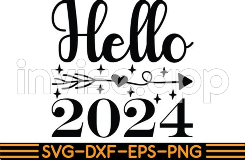 Hello 2024 Graphic By Sm Creator Creative Fabrica - Prom 2024 Svg