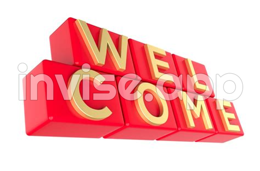 3D Welcome Banner 13775757 - Big Welcome